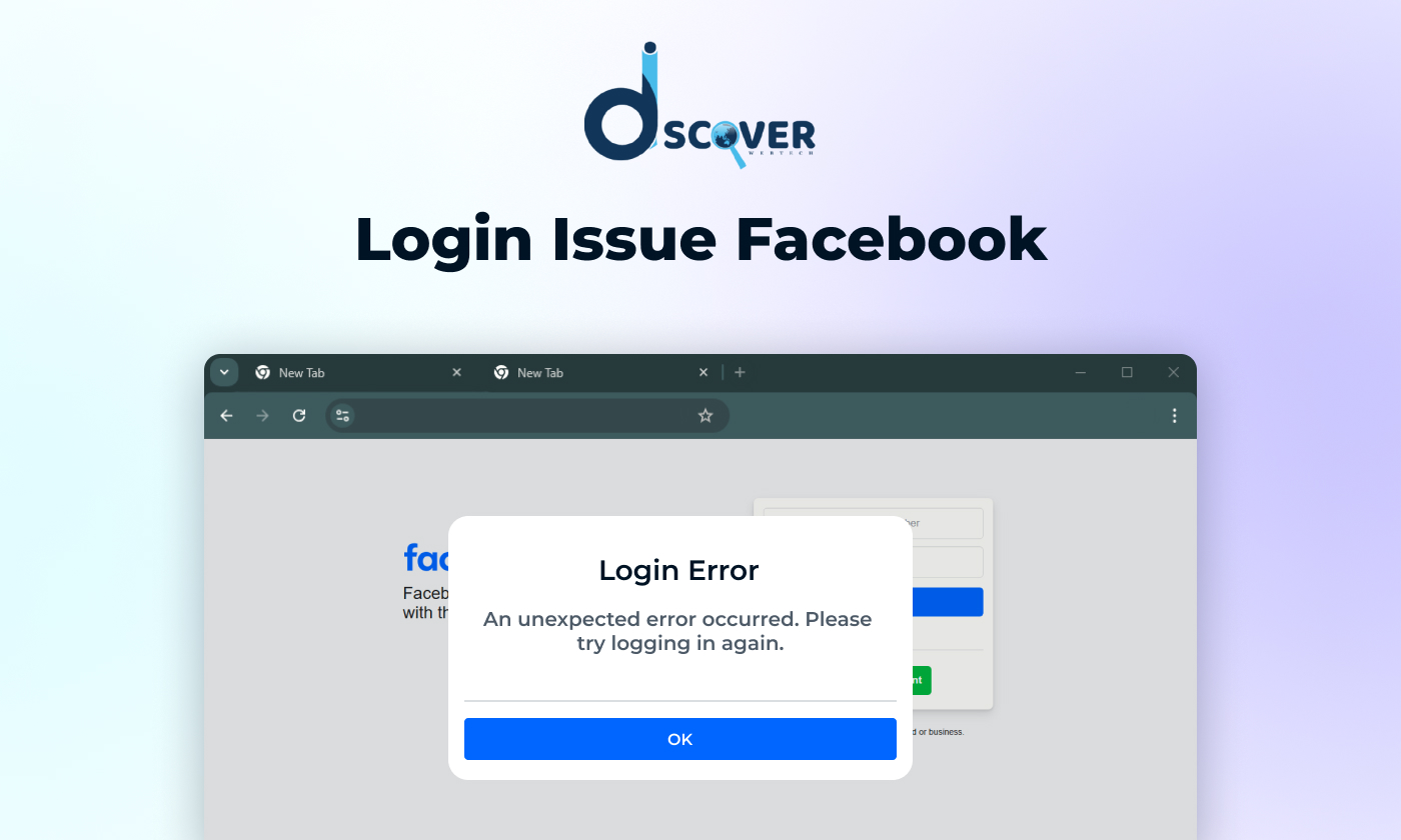 Facebook Login Issue