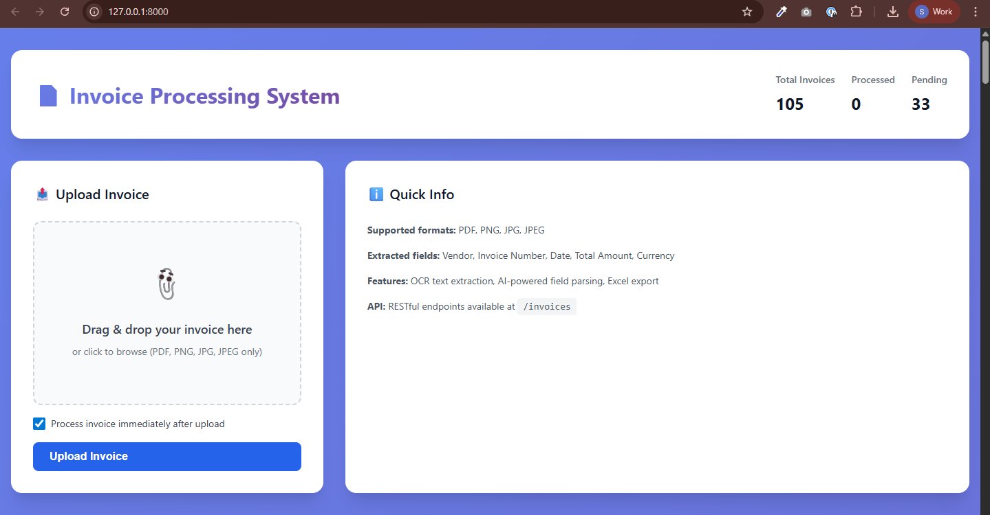 AI Invoice Processor