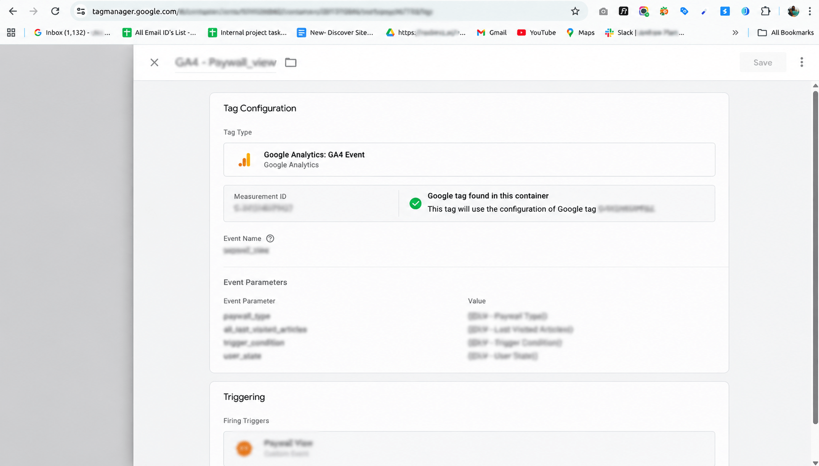 ParentData GTM paywall_view event